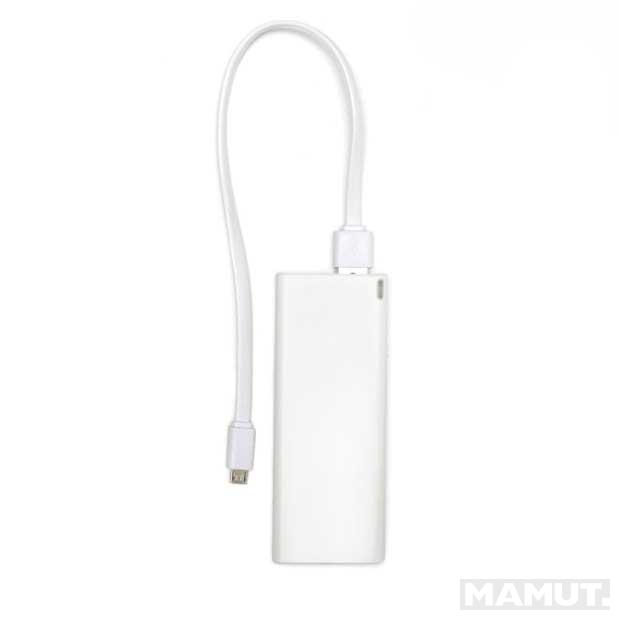 Eksterna baterija za telefon-bela ( 6000mah) 