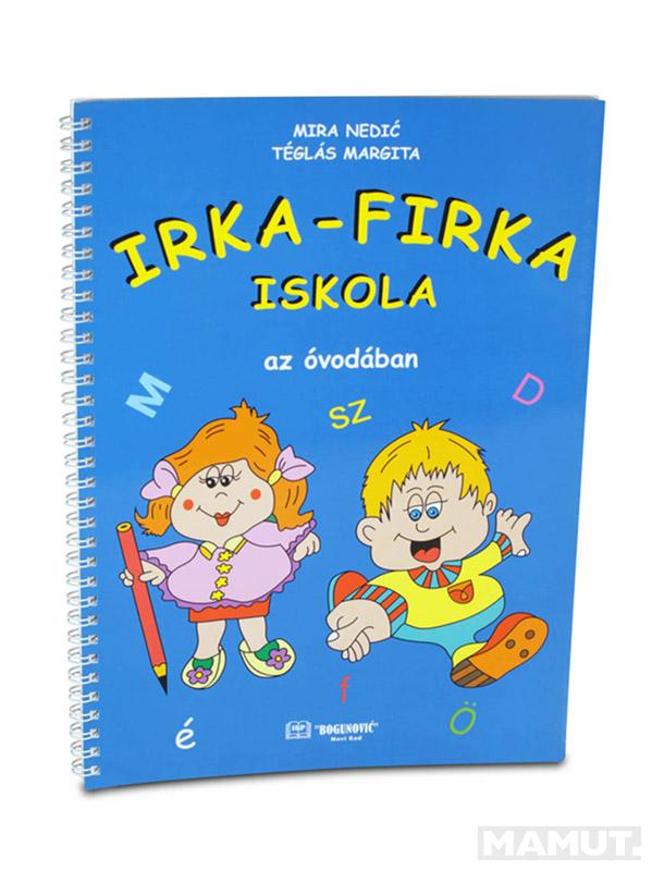 IRKA-FIRKA ISKOLA, radni list za grafomotoriku na mađarskom jeziku za predškolski uzrast 