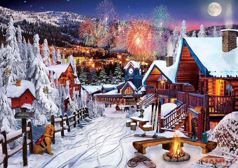 Puzzle WINTER PLAYGROUND 1000 kom 