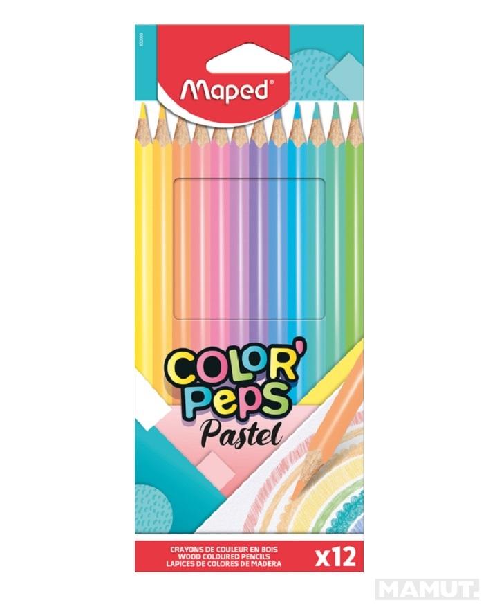 MAPED Drvene bojice COLOR PEPS PASTEL 