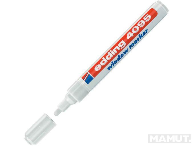 MARKER ZA STAKLO CHALK MARKER E-4095 2-3MM EDDING BELA 