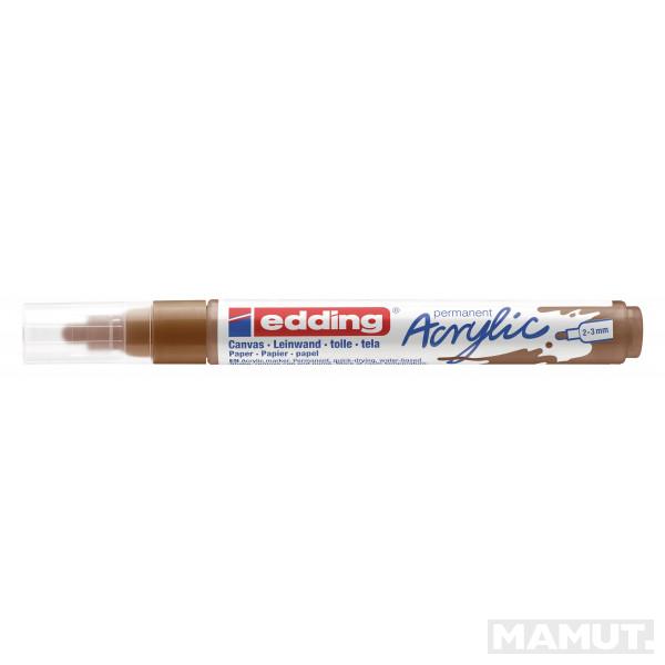 AKRILNI MARKER E-5100 MEDIUM 2-3MM OBLI VRH EDDING BRAON 