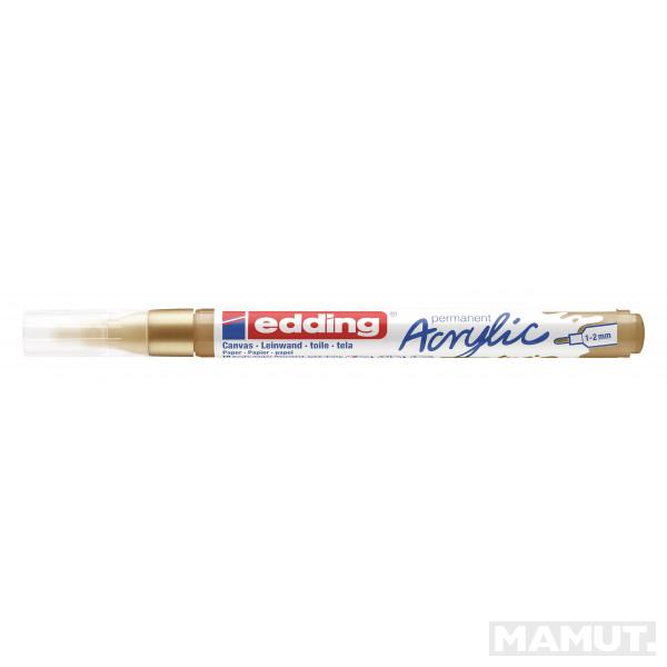 AKRILNI MARKER E-5300 FINE 1-2MM OBLI VRH EDDING ZLATNA 