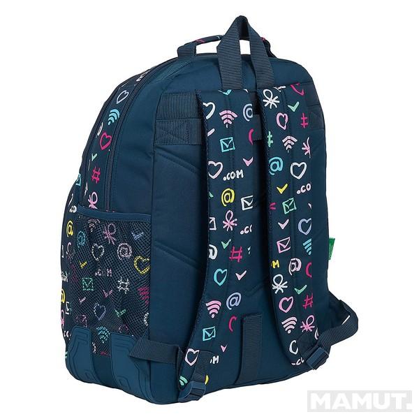 Ranac sa dve pregrade BENETTON - DOT COM 