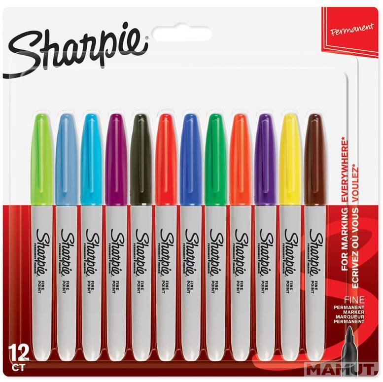 SHARPIE set markera FINE sort 12/1 