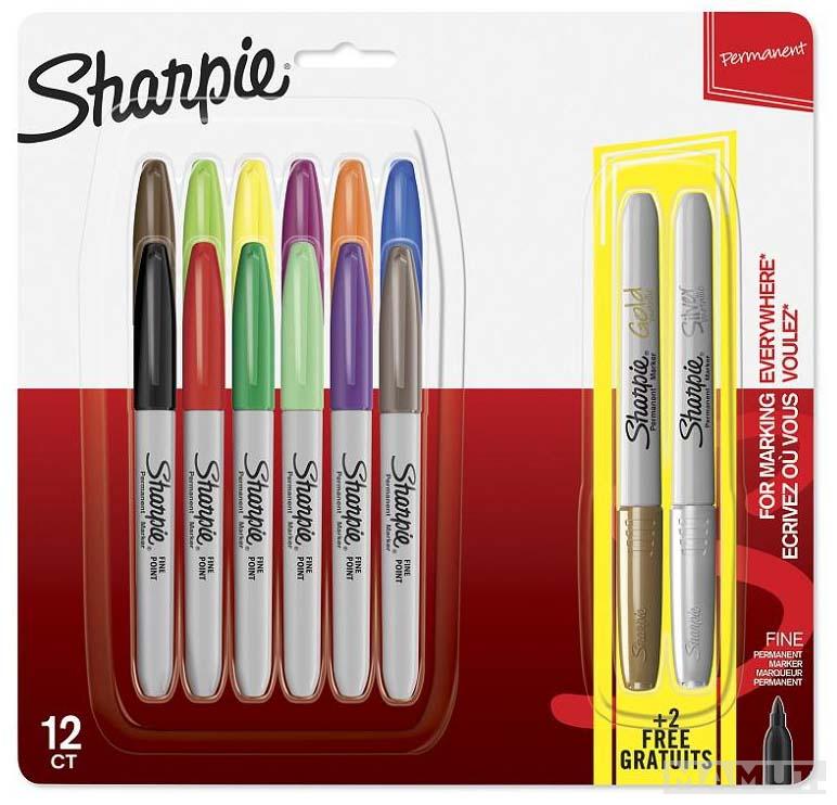 SHARPIE set markera FINE 12+2 