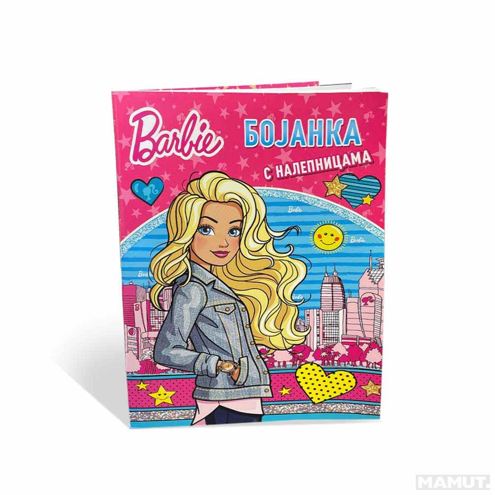 BARBIE BOJANKA S NALEPNICAMA 