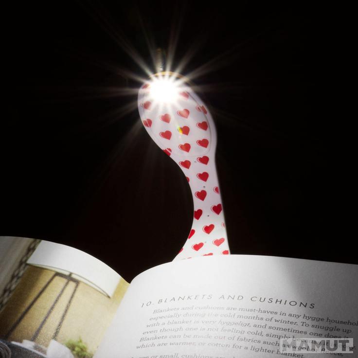 Lampica za knjige FLEXILIGHT Hearts 