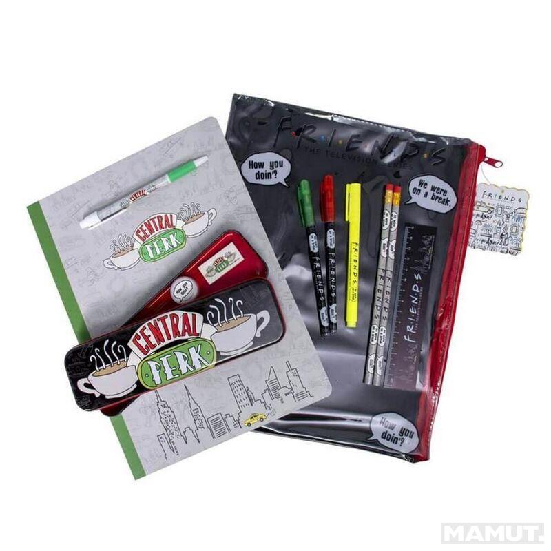 Školski set FRIENDS Wallet Grey 