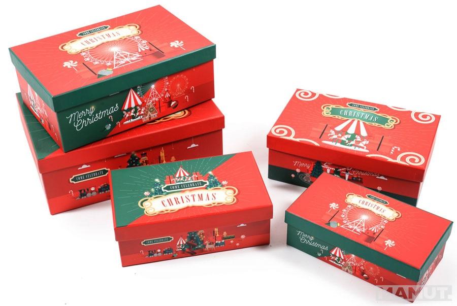 Novogodišnja kutija CHRISTMAS -23 x 14 x 8 cm 