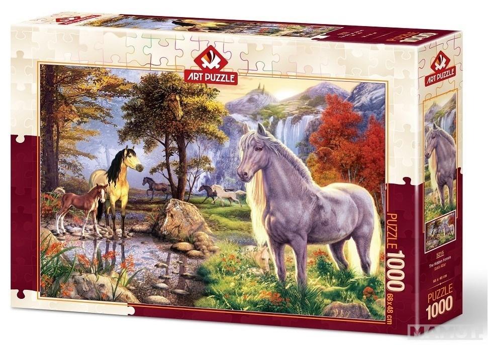 Puzzle THE HIDDEN HORSES - 1000 kom 