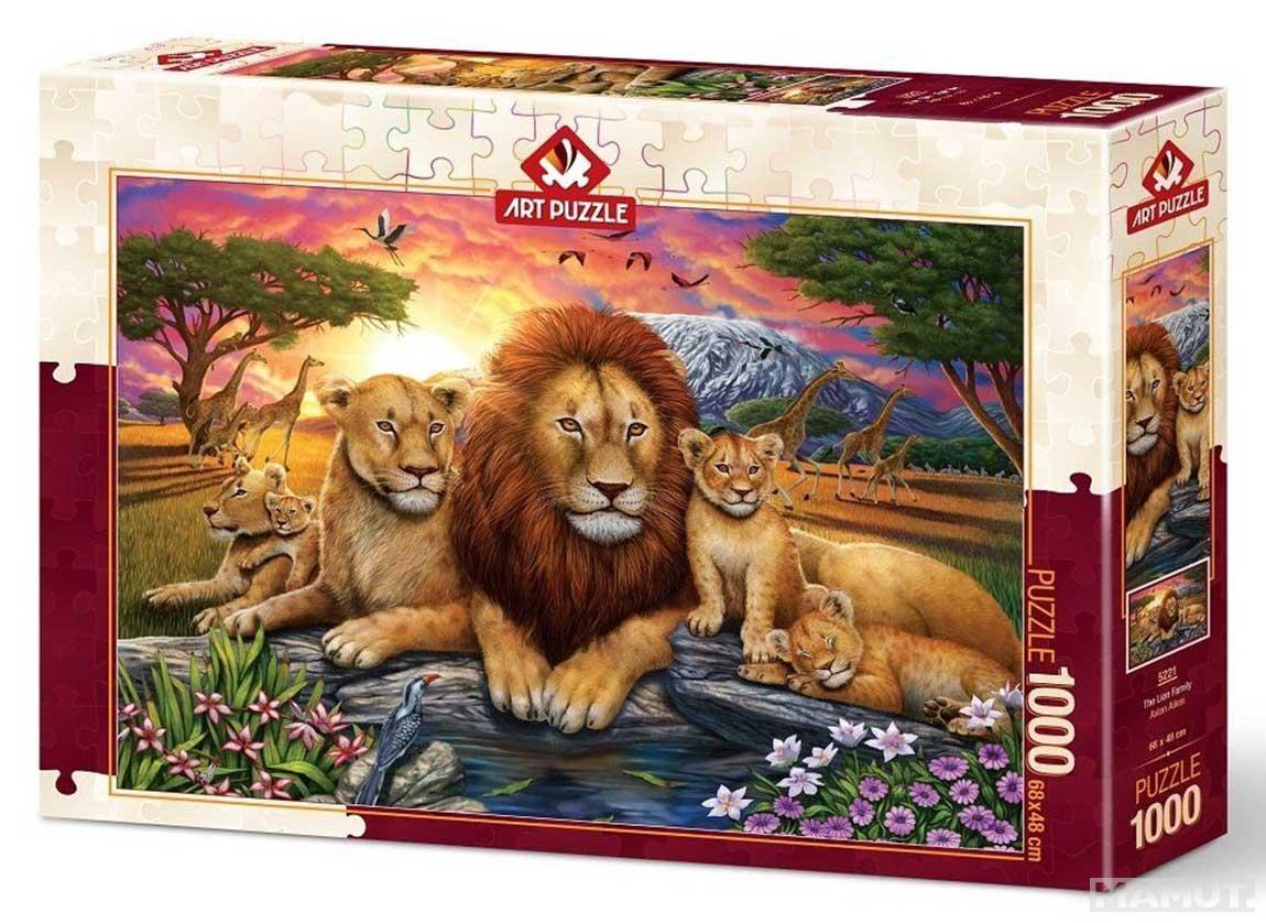 Puzzle LION FAMILY - 1000 kom 