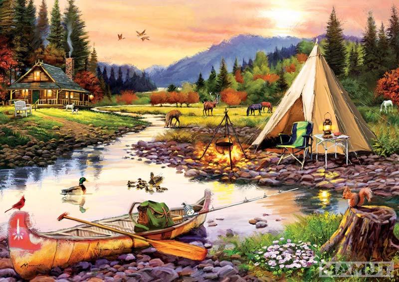 Puzzle CAMPING FRIENDS 3000 kom 