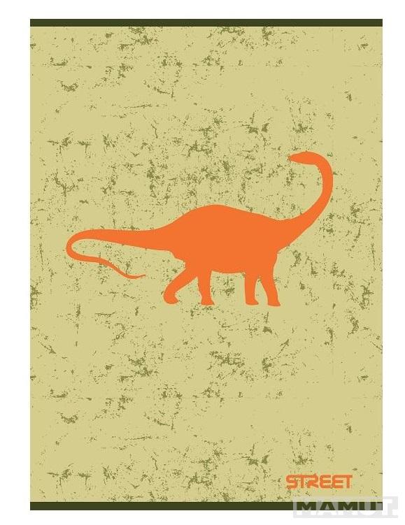 DINOSAURS SVESKA A4/54L/KVADRATI 