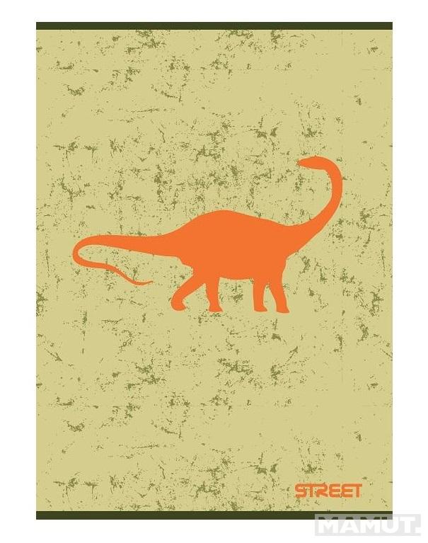 DINOSAURS SVESKA A5/54L/KVADRATI 