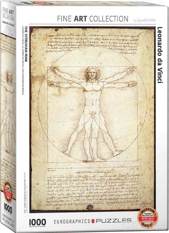 Slagalica DA VINČI -VITRUVIAN MAN - 1000 kom 