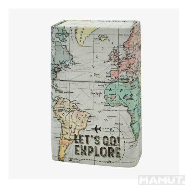 Metalna tabakera MAPA SVETA 