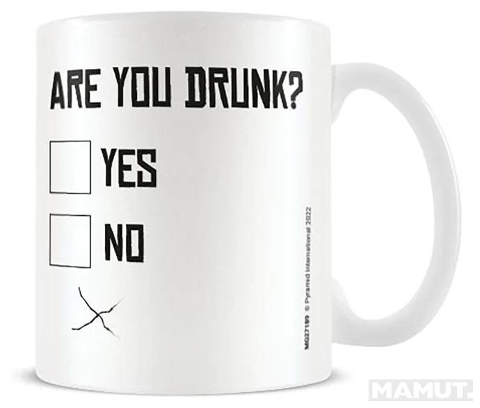 Keramička šolja ARE YOU DRUNK 
