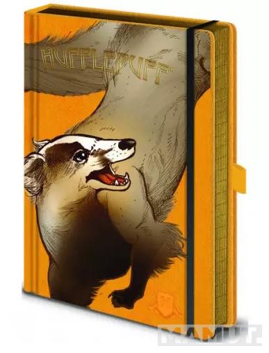 HARRY POTTER notes A5 linije HUFFLEPUFF 