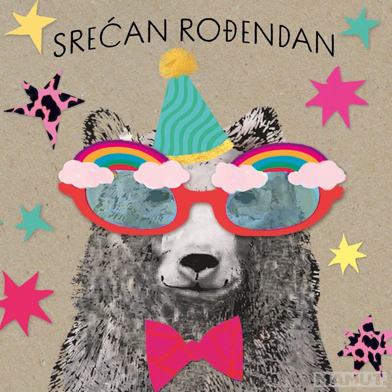Čestitka SREĆAN ROĐENDAN -  MEDA 