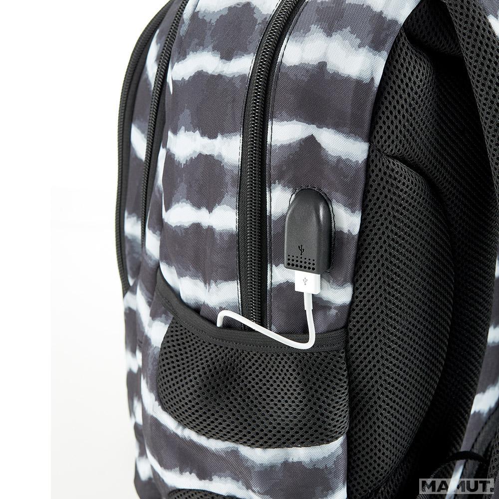 Ranac školski sa tri pregrade BERLIN TIE DYE 