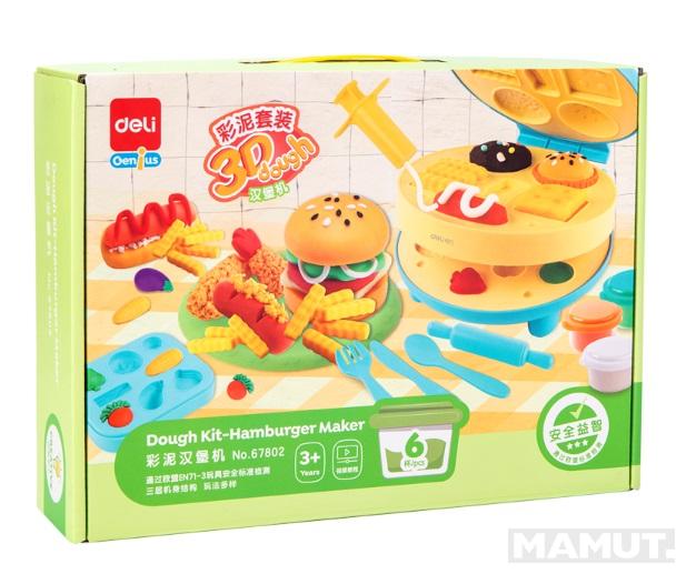 MASA ZA MODELIRANJE 3D set HAMBURGER 