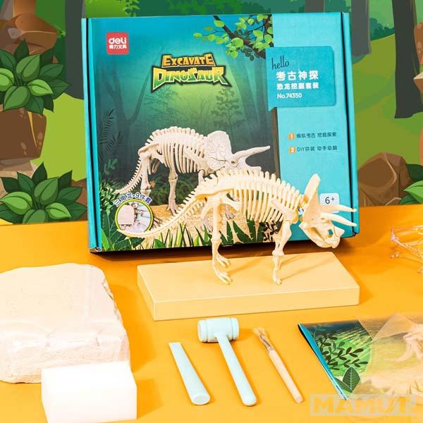 DEČIJA IGRAČKA - KREATIVNI SET ZA ISKOPAVANJE -DINOSAURUS TRICERATOPS 