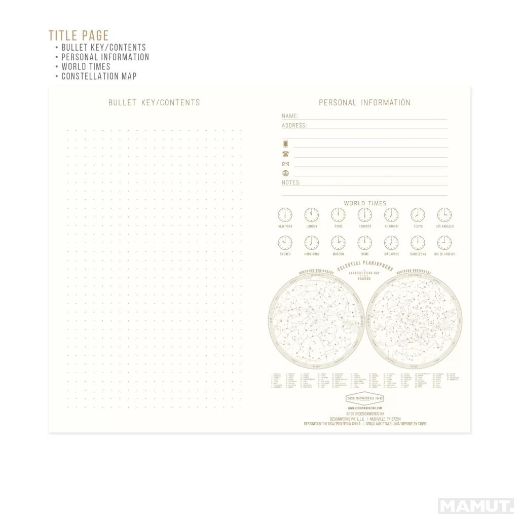Notes 15x21 DESIGNWORKS It Is Written In The Stars 
