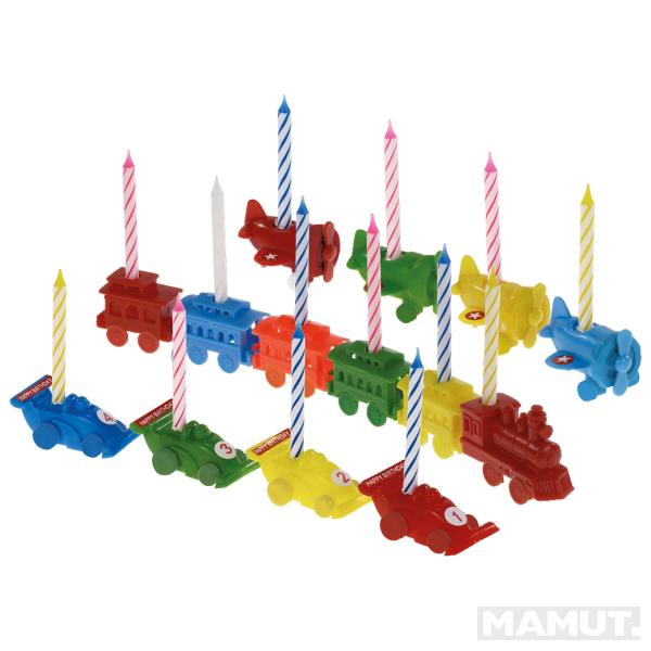 Rođendanske svećice VOZILA 24.5 x 8.5 cm 