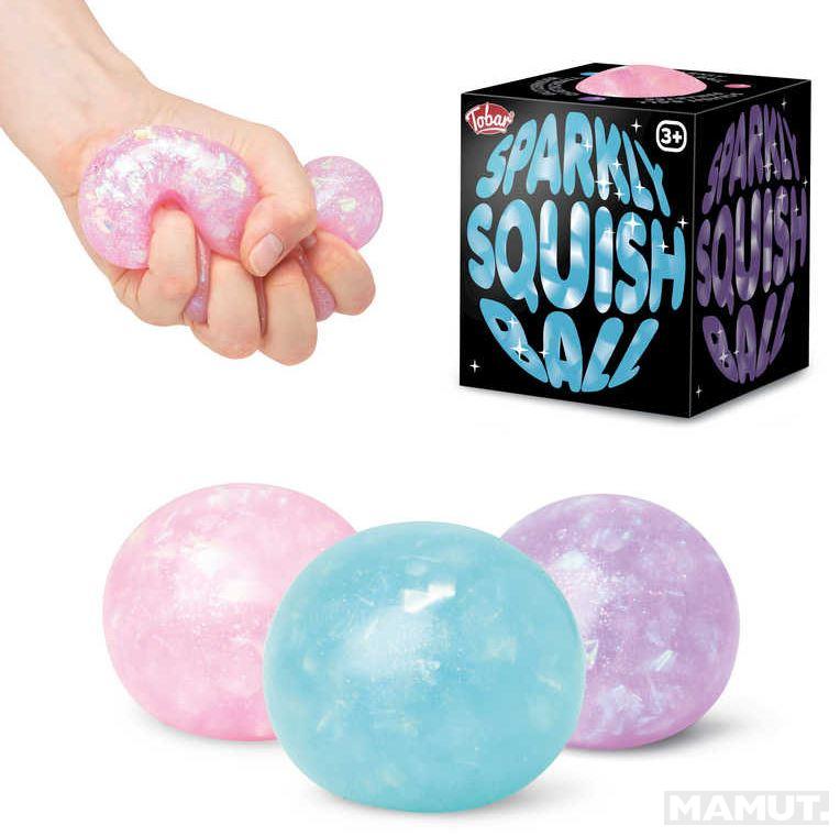 Antistres loptica SPARKLY SQUISH 