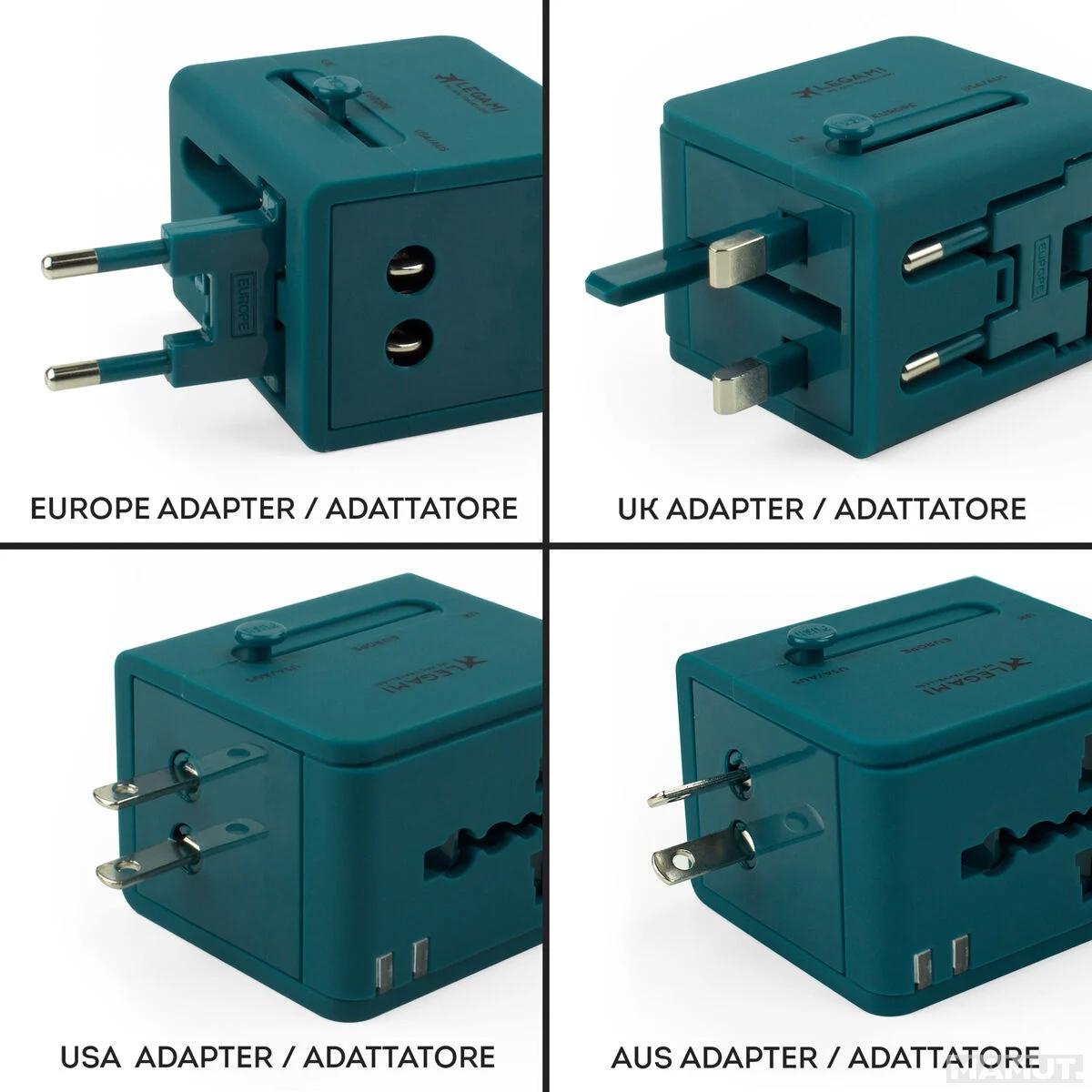 Univerzalni putni adapter sa 2 USB priključka TRAVEL 