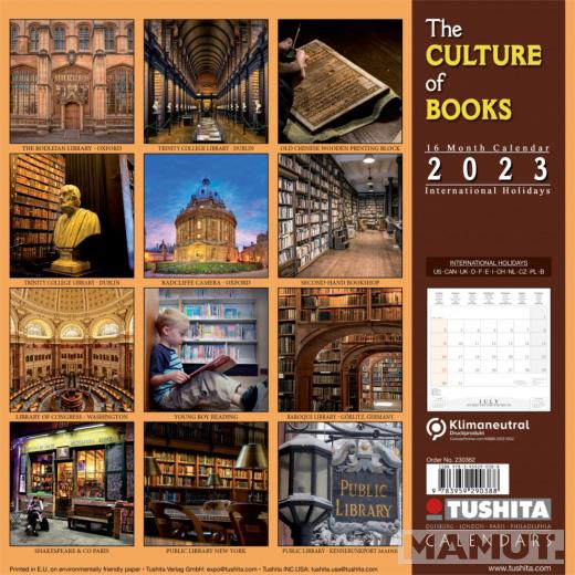 Zidni kalendar za 2023 - THE CULTURE OF BOOKS 