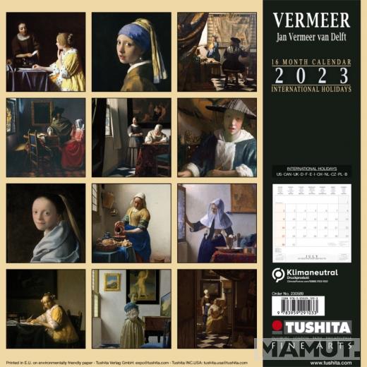 Zidni kalendar za 2023 - JAN VERMEER 