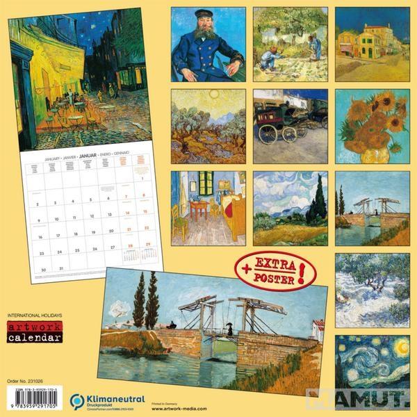 Zidni kalendar 2023 - VAN GOGH 