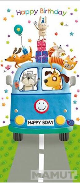 Rođendanska čestitka BIRTHDAY BUS 