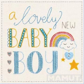 Čestitka za rođenje deteta - LOVELY NEW BABY BOY 