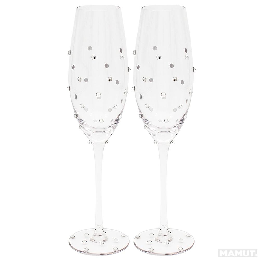 Čaše za šampanjac DIAMOND 