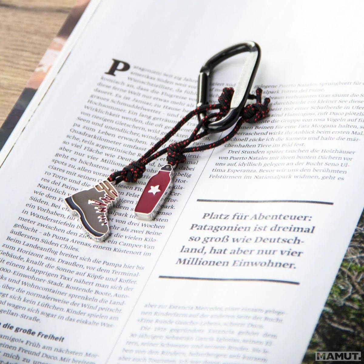 Privezak za ključeve HIKING CHARMS AND CARABINER CLIP 
