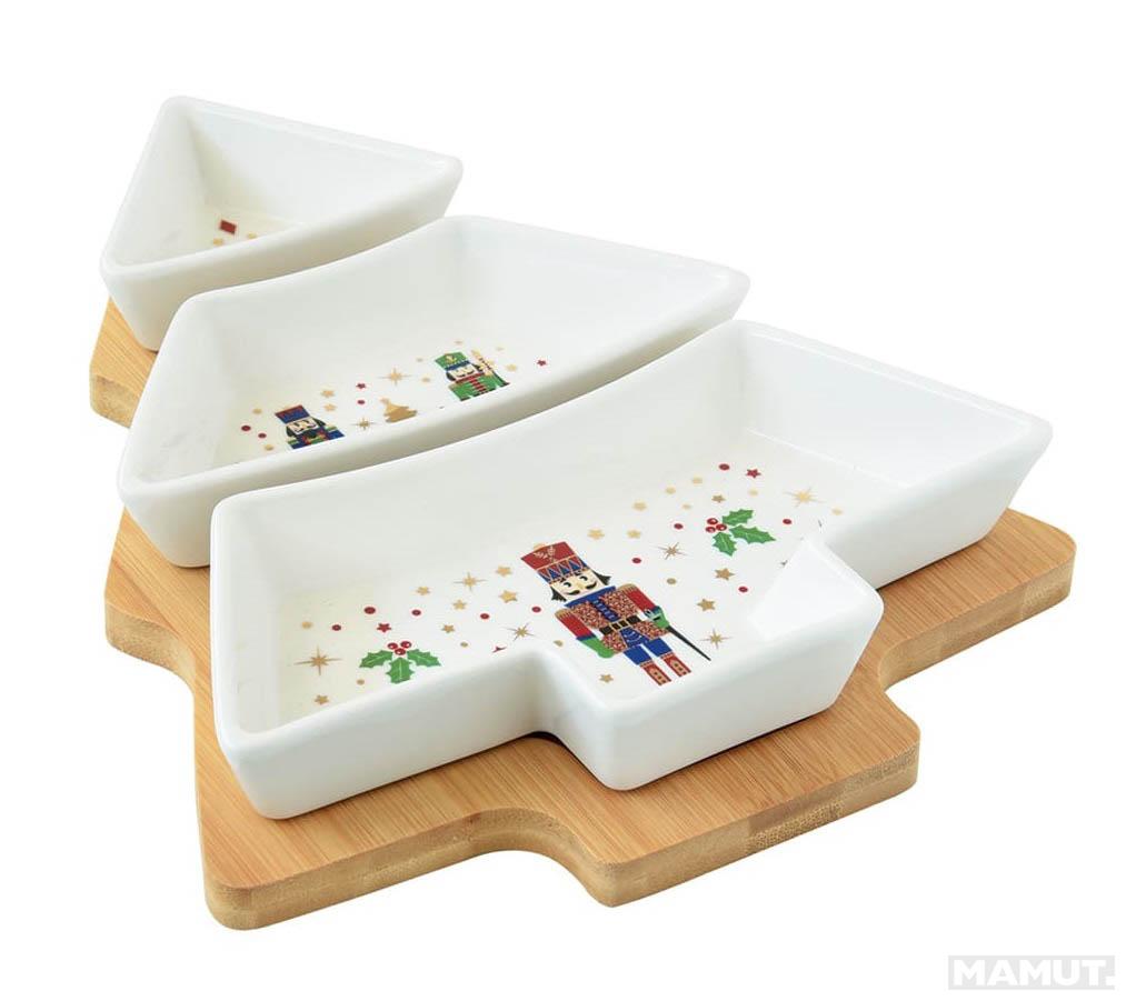 Set za posluženje KRCKO ORAŠČIĆ 25x21cm 