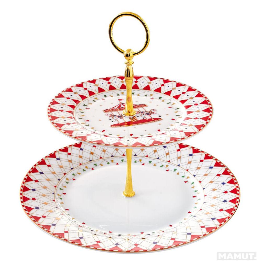 Porcelanski set za kolače CHRISTMAS WONDERLAND 19/27cm 