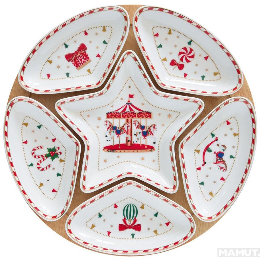 Set šest činijica CHRISTMAS WONDERLAND - 25cm 