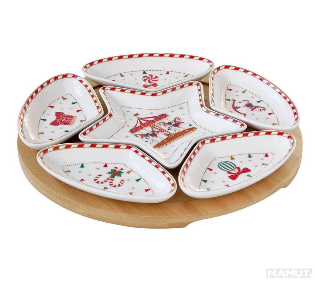 Set šest činijica CHRISTMAS WONDERLAND - 25cm 