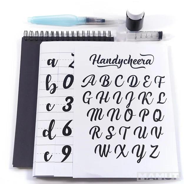 Kaligrafski komplet za pisanje kistom BRUSH LETTERING 