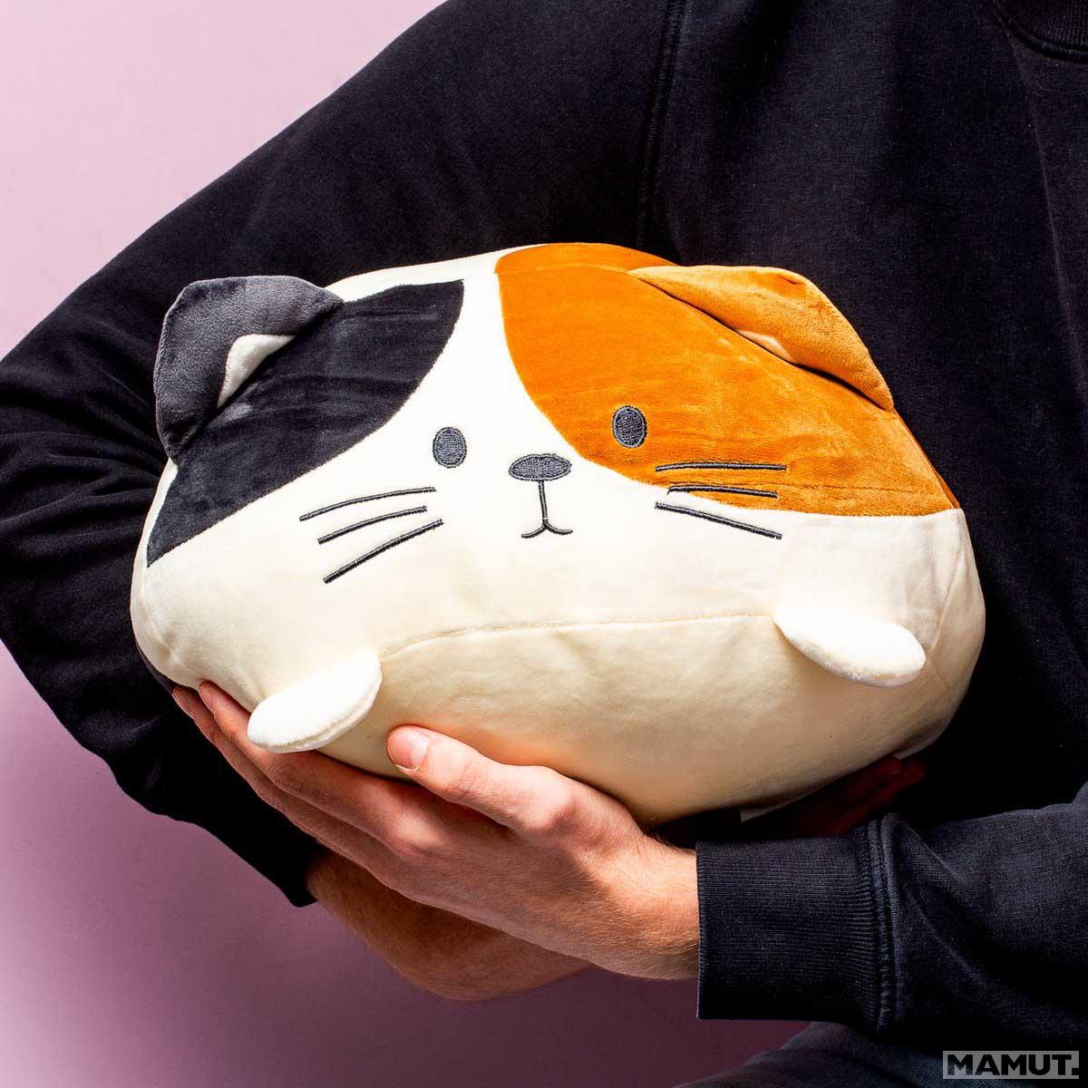CUSHION KITTY CALICO MULTICOLOR POLYESTER 