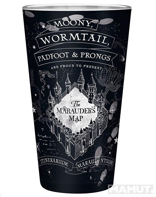 HARRY POTTER velika staklena čaša BANDITOVA MAPA 