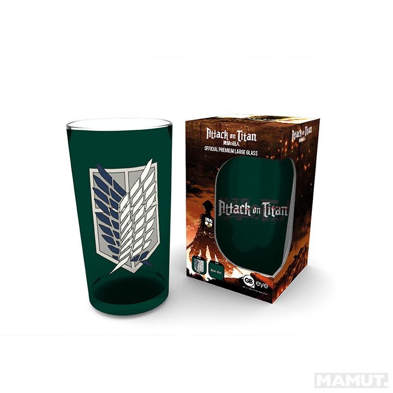 Čaša  400 ml ATTACK ON TITAN Scout Symbol 