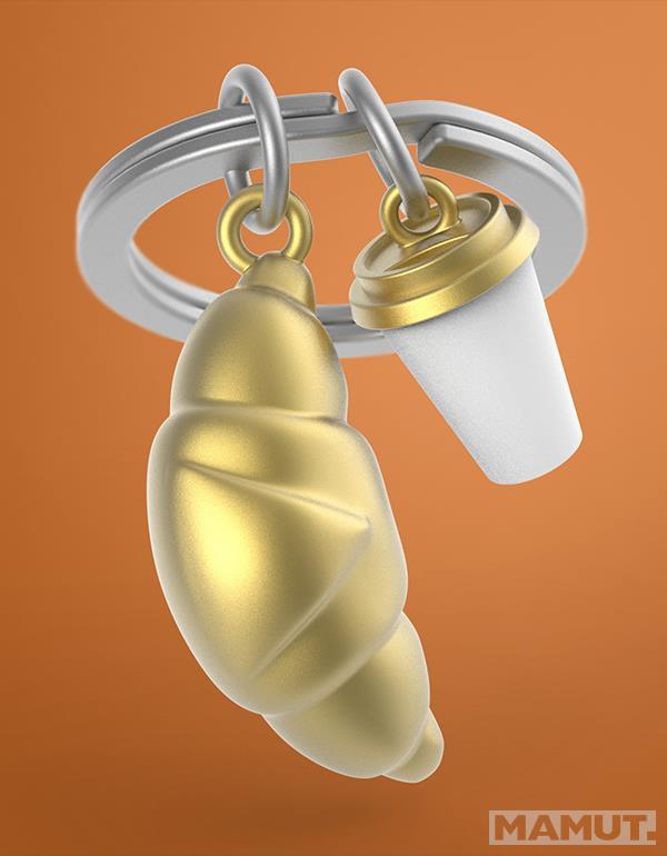 Privezak za kljueve KROASAN I KAFA 