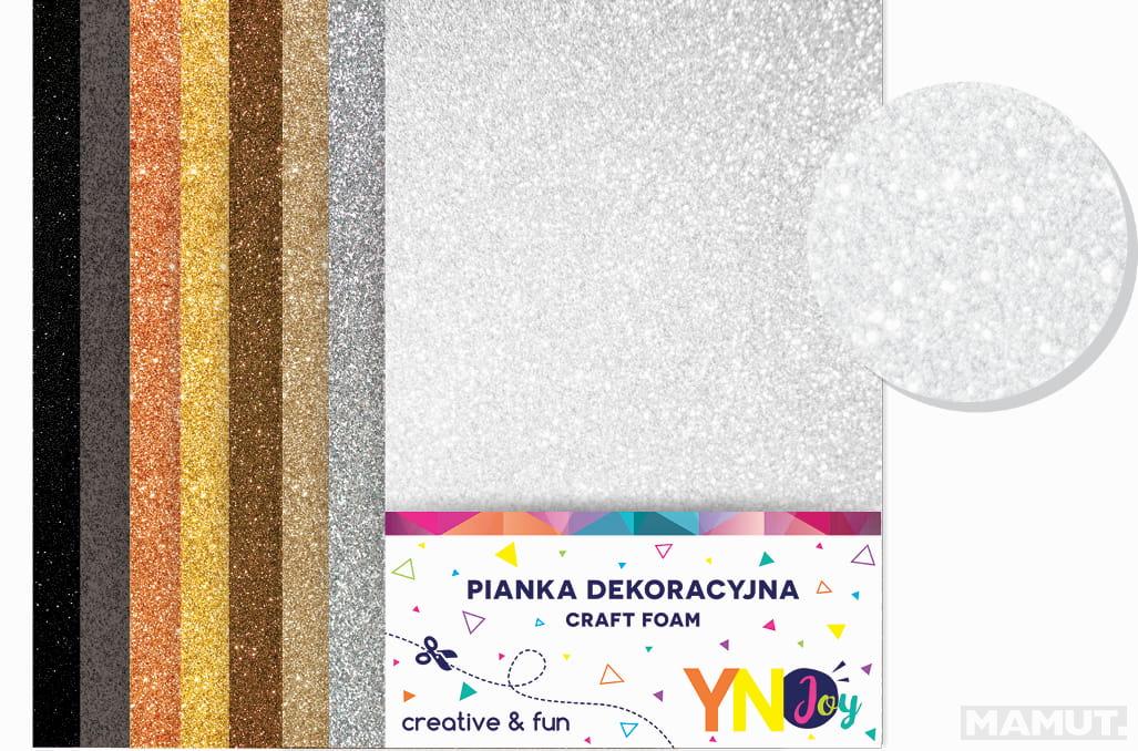 Listovi u boji A4 CRAFT FOAM GLITTER GLAM Eva pena 