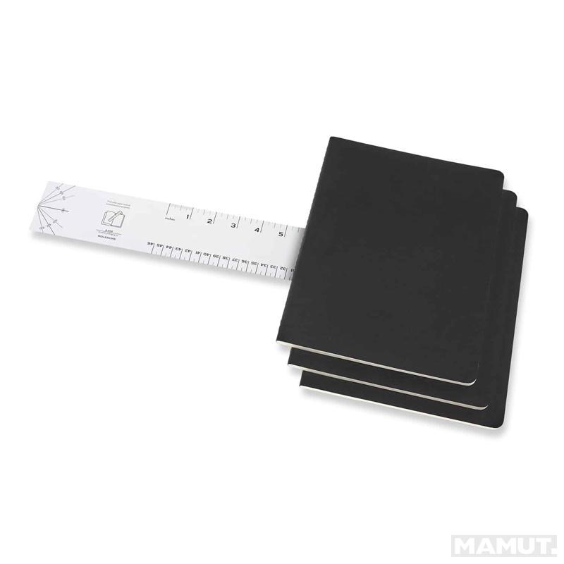 MOLESKINE set tri notesa MP - CRNA 