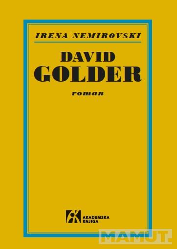 DAVID GOLDER 